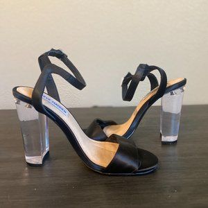 Steve Madden Clear Block Heel